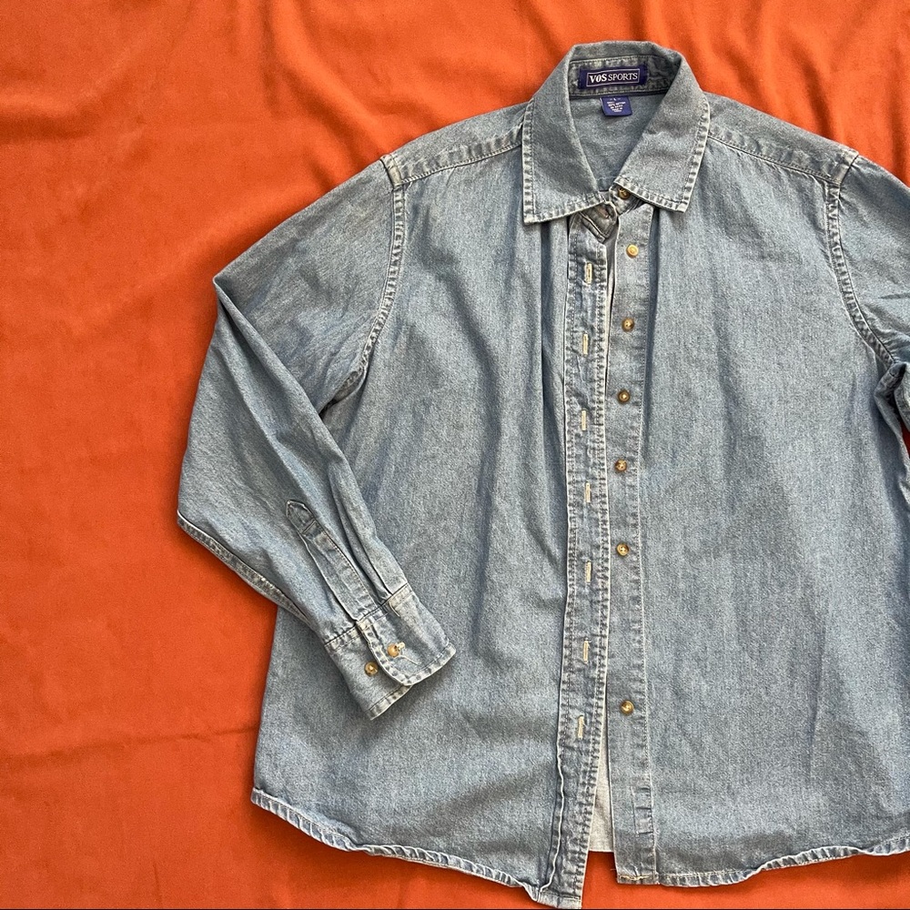 Oversized button shirt